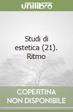 Studi di estetica (21). Ritmo libro