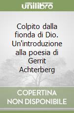 Colpito dalla fionda di Dio. Un'introduzione alla poesia di Gerrit Achterberg libro