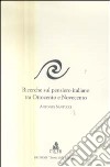 Ricerche sul pensiero italiano tra Ottocento e Novecento libro di Santucci Antonio