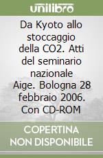 Da Kyoto allo stoccaggio della CO2. Atti del seminario nazionale Aige. Bologna 28 febbraio 2006. Con CD-ROM libro