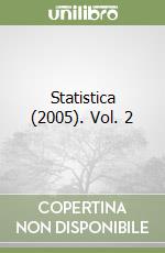 Statistica (2005). Vol. 2 libro