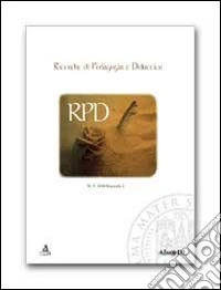 Ricerche di pedagogia e didattica (2010). Vol. 5/2 libro