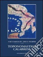 Toponomastica calabrese libro