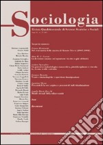 Sociologia. Rivista quadrimestrale di scienze storiche e sociali (2007). Vol. 2 libro