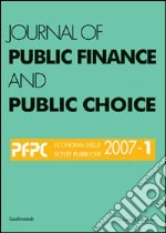 Journal of public finance and public choice libro