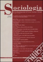 Sociologia. Rivista quadrimestrale di scienze storiche e sociali (2010). Vol. 3 libro