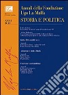 Annali della Fondazione Ugo La Malfa. Storia e politica (2011). Vol. 26 libro