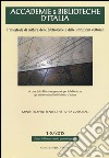 Accademie & biblioteche d'Italia (2012) vol. 1-2 libro