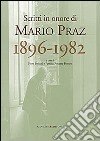 Scritti in onore di Mario Praz 1896-1982 libro