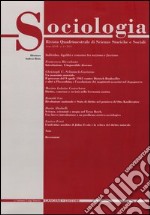 Sociologia. Rivista quadrimestrale di scienze storiche e sociali (2013). Vol. 1 libro