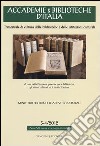 Accademie & biblioteche d'Italia (2012) vol. 3-4 libro
