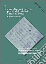 La recidiva nei percorsi penali dei minori. Report di ricerca. I numeri pensati libro