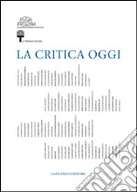 La critica oggi libro