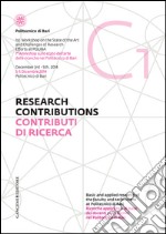 Contributi di ricerca. Ediz. italiana e inglese. Vol. 1