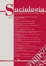 Sociologia. Rivista quadrimestrale di scienze storiche e sociali (2019). Vol. 1 libro