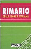 Rimario della lingua italiana libro