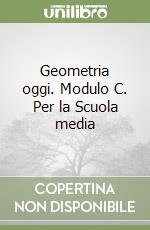 Geometria oggi. Modulo C. Per la Scuola media libro