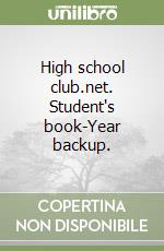 High school club.net. Student's book-Year backup.  libro