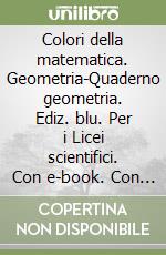Colori della matematica Edizione Blu Geometria Quaderno di recupero libro usato