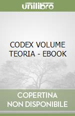 CODEX VOLUME TEORIA - EBOOK libro