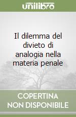 Il dilemma del divieto di analogia nella materia penale