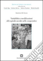 Variabilità e modificazioni del capitale sociale nelle cooperative