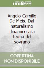 Angelo Camillo De Meis. Dal naturalismo dinamico alla teoria del sovrano libro