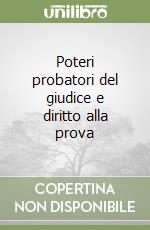 Poteri probatori del giudice e diritto alla prova libro