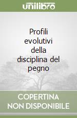 Profili evolutivi della disciplina del pegno