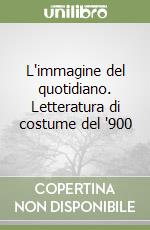 L'immagine del quotidiano. Letteratura di costume del '900 libro