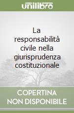 La responsabilità civile nella giurisprudenza costituzionale libro