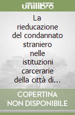 La rieducazione del condannato straniero nelle istituzioni carcerarie della città di Venezia libro