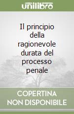 Il principio della ragionevole durata del processo penale libro