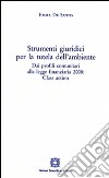 Strumenti giuridici per la tutela dell'ambiente libro