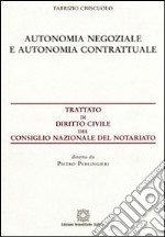 Autonomia negoziale e autonomia contrattuale libro