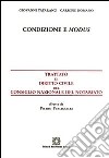 Condizione e modus libro