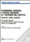 Patrimonio, persona e nuove tecniche di «governo del diritto» libro