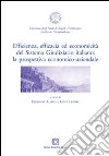 Efficienza, efficacia ed economicità del sistema giudiziario italiano. La prospettiva economico-aziendale libro