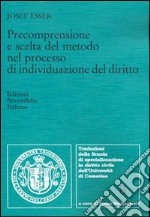 Precomprensione e scelta del metodo nel processo di individuazione del diritto libro