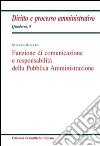 Funzione di comunicazione e responsabilità della Pubblica Amministrazione libro di Ballero Stefano