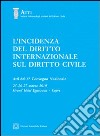 L'incidenza del diritto internazionale sul diritto civile libro