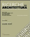 Ricerche in architettura. La Zolla nella dispersione delle aree metropolitane libro di Bisogni Salvatore