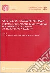 Novellae constitutiones libro