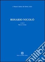 Rosario Nicolò libro