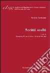 Giorgio Lombardi. Scritti scelti libro