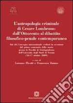 L'antropologia criminale di Cesare Lombroso. Dall'Ottocento al dibattito filosofico-penale contemporaneo libro