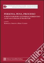 Persona, pena, processo. Scritti in memoria di Tommaso Sorrentino, raccolti sotto la direzione di Marcello Gallo libro