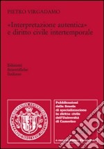 «Interpretazione autentica» e diritto civile intertemporale libro