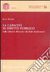 La capacità di diritto pubblico libro