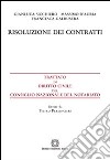 Risoluzione dei contratti libro